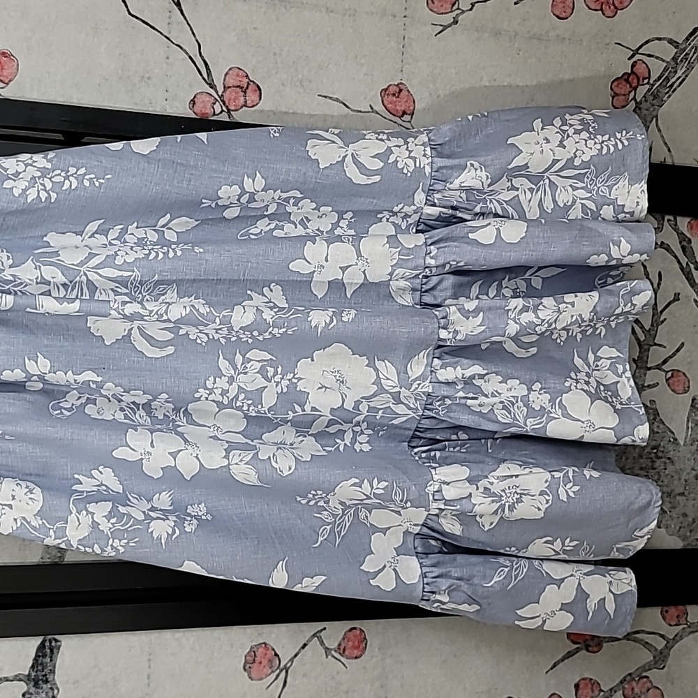 Reformation Bucatini Linen Midi Dress Size 2 - Picture 11 of 13